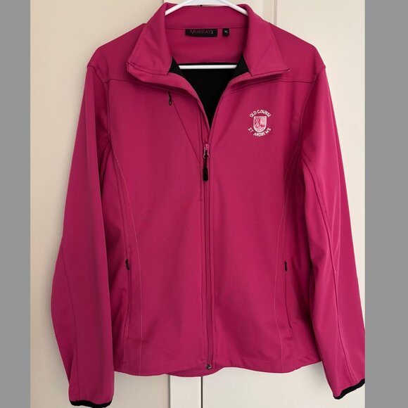 Murray Golf Jackets & Blazers - Women's Murray Golf St. Andrew's Old Course Zip-Up Midlayer Jacket Outerwear XL